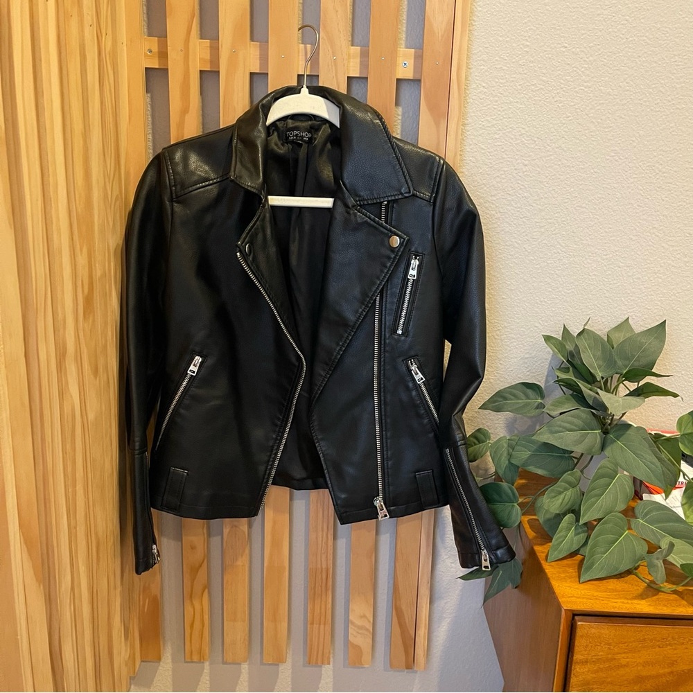 Topshop Moto Jacket Size 4